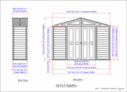 10.5x3 Duramax SidePro full scale diagram