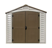 Duramax 8x8 DuraPlus w/ Foundation - Backyard Oasis front view closed doors