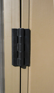 Duramax 8x8 DuraPlus w/foundation - Backyard Oasis hinge details