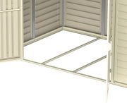Duramax Duramate 8x8 Vinyl Shed w/ Foundation - Backyard Oasis Floor-Panel details
