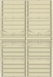 Duramax Duramate 8x8 Vinyl Shed w/ Foundation - Backyard Oasis Top-Roof details