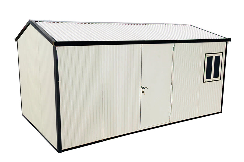 Duramax Gable Roof Building 16x10 - Backyard Oasis closed door front view