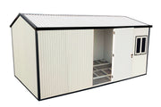 Duramax Gable Roof Building 16x10 - Backyard Oasis door open empty inside