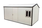 Duramax Gable Roof Building 16x10 - Backyard Oasis front side