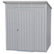 Duramax Palladium Metal Shed 6' x 5' - Backyard Oasis in white background