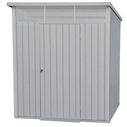 Duramax Palladium Metal Shed 6' x 5' - Backyard Oasis in white background