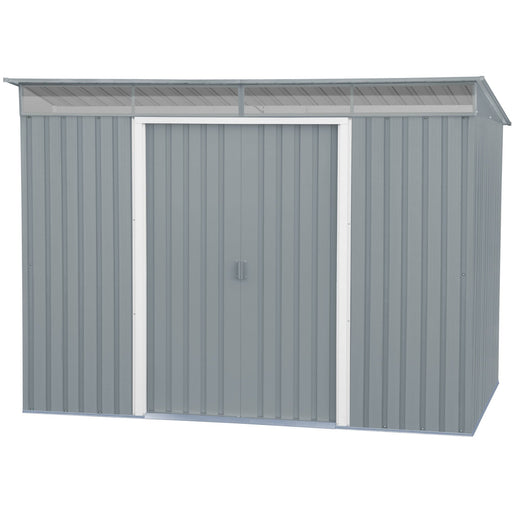 Duramax Pent Roof 8x6 w/ Skylight - Backyard Oasis in white background