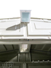 Duramax Shelf Kit 12" x 36" single shelf - ADD ON ONLY LED Solar Motion light installed