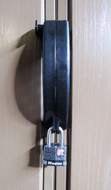Duramax Shelf Kit 12" x 36" single shelf - ADD ON ONLY Padlock with Key used