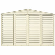 Duramax Sidepro 10.5x3 w/ Foundation - Backyard Oasis back view