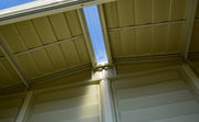 Duramax Sidepro 10.5x3 w/ Foundation - Backyard Oasis close up detail of roof
