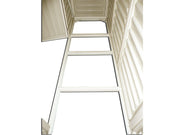 Duramax Sidepro 10.5x3 w/ Foundation - Backyard Oasis floor foundation details in white background