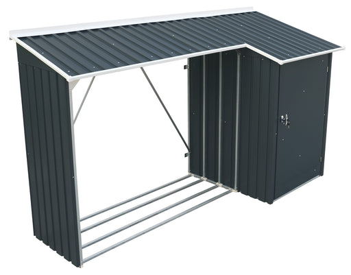 Duramax WoodStore - 53661 - Backyard Oasis top corner view in white background