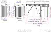 Dimensions of Duramax WoodStore - 53661 - Backyard Oasis 