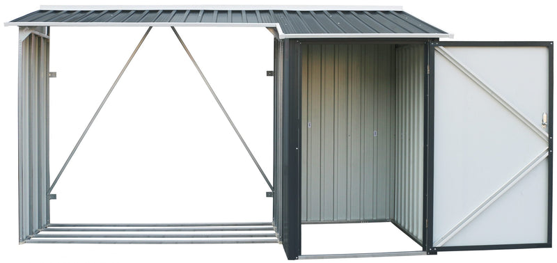 Duramax WoodStore - 53661 - Backyard Oasis door open; on white background