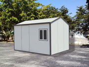The Duramax Gable Roof Insulated Building placed in backyard.
