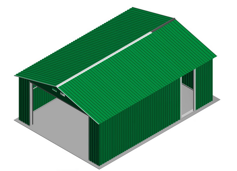 Photo of the Duramax Imperial Metal Garage Extension